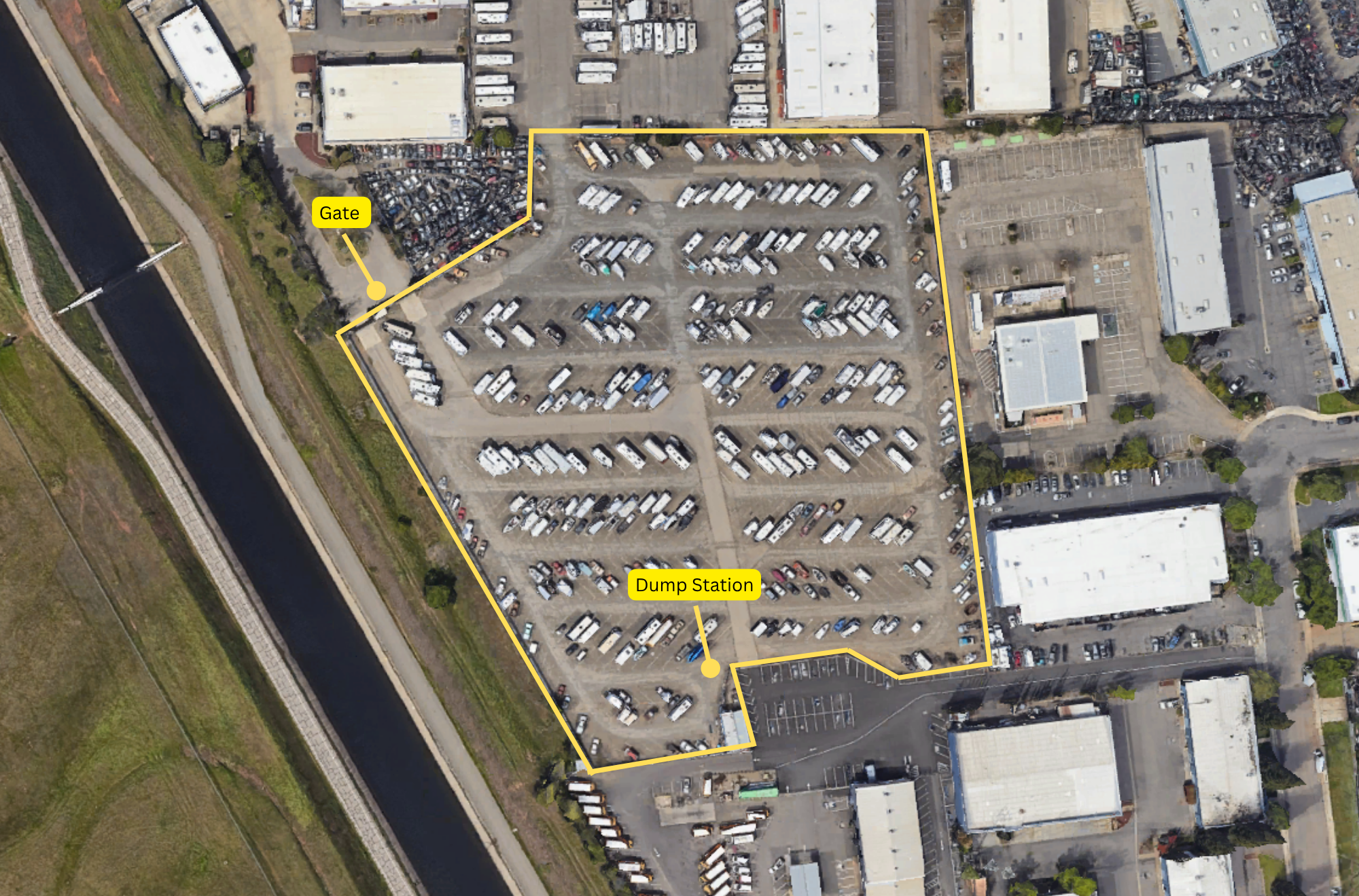 American River RV & Boat Storage: Dump Station